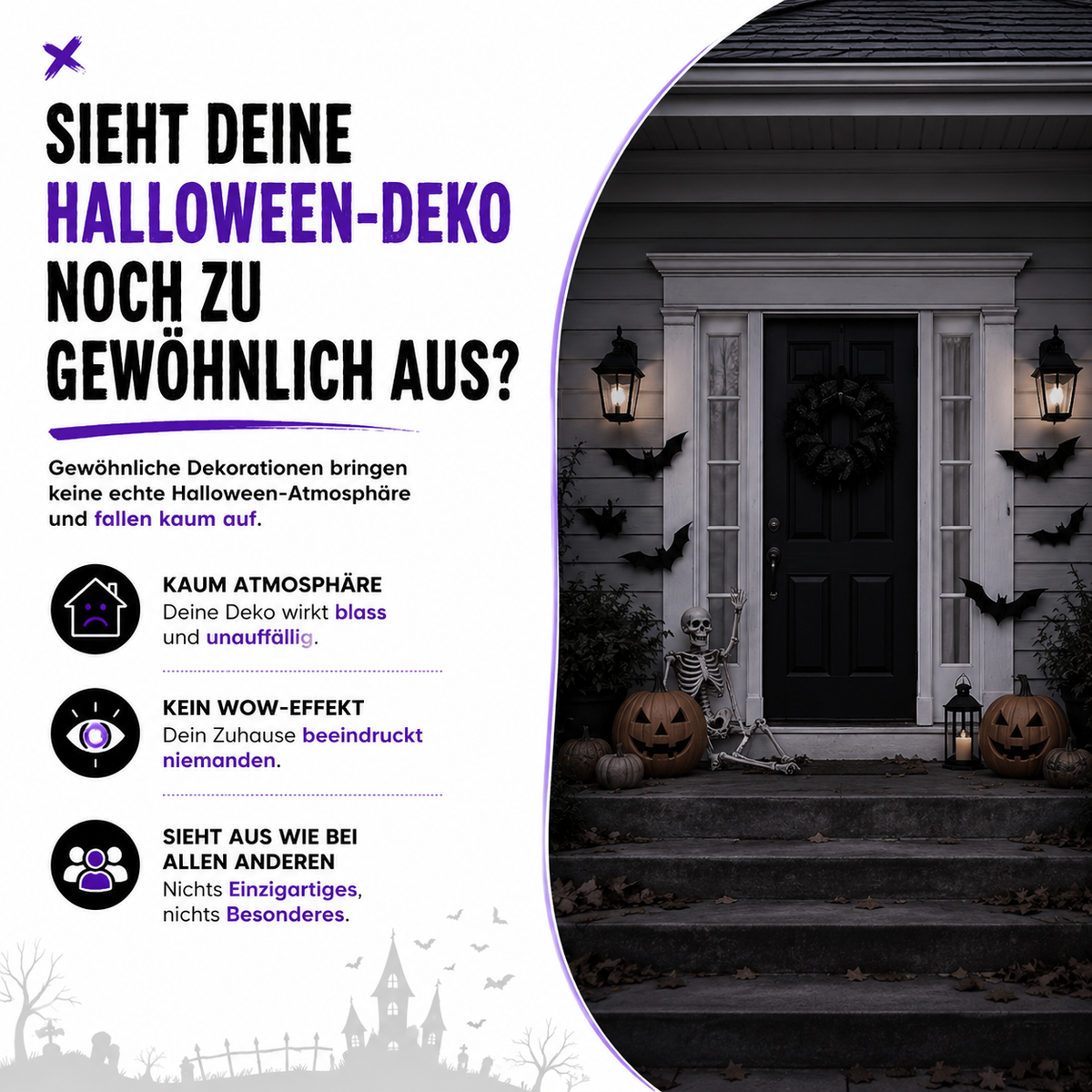 3D LED Halloween Dekoration