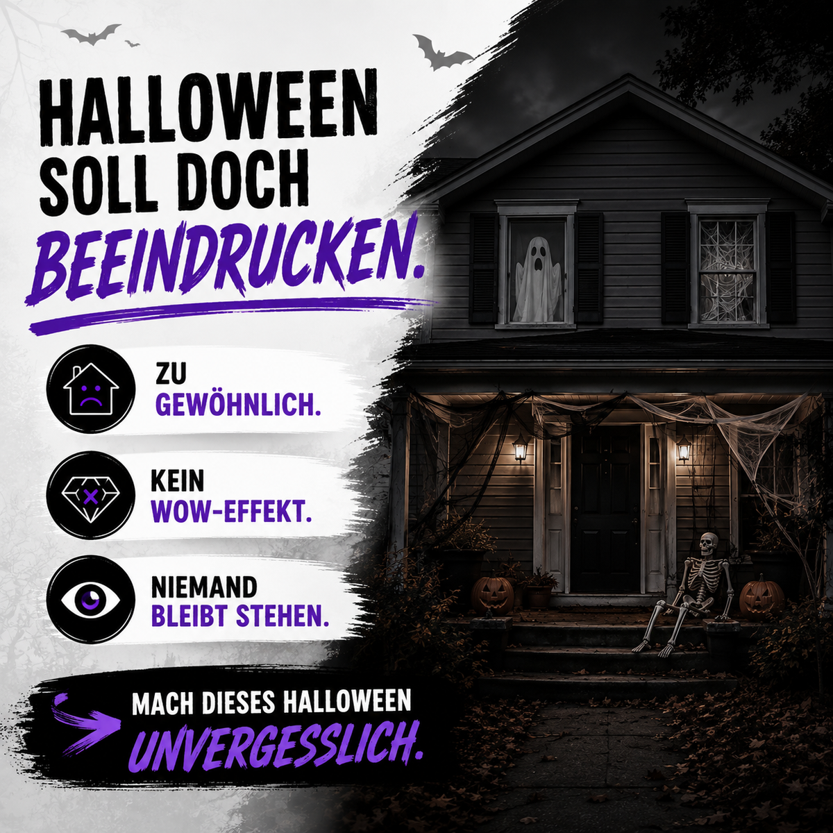 3D LED Halloween Dekoration